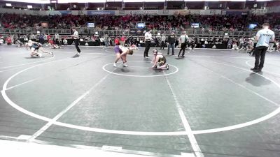 135 lbs Quarterfinal - Hunter Johnson, Dakota Boyz vs Lex Branham, Unaffiliated