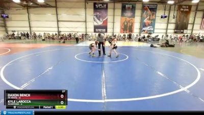 52 lbs Rd# 5- 3:45pm Friday Final Pool - Kyle Larocca, Scorpions vs Daxon Bench, PA White