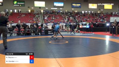 50 kg Rnd Of 16 - Natalie Reyna, McKendree Bearcat Wrestling Club vs Whitney Conder, Army/WCAP