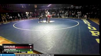 174 lbs Finals (2 Team) - Ethan Miller, North Idaho College vs Josiah Rhodes, Carl Albert State College