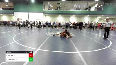 126 lbs Consi Of 64 #1 - Dillon Arrick, NY vs Dylan Gonzalez, GA