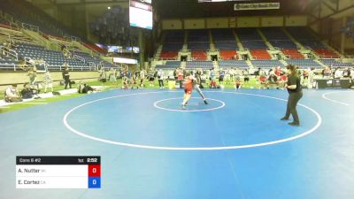 132 lbs Cons 8 #2 - Amryn Nutter, Wisconsin vs Elijah Cortez, California