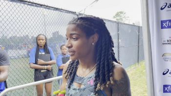 Aleia Hobbs Wins NYC Grand Prix 100m