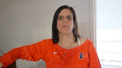 Illinois Head Coach Kim Landrus on Beam Record and Double Meet Weekend