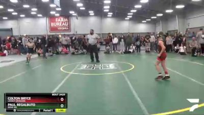 70 lbs Cons. Semi - Colton Bryce, Legacy Dragons vs Paul Regalbuto, Nova WC