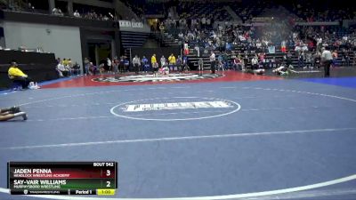 126 lbs Cons. Round 3 - Say-Vair Williams, Murphysboro Wrestling vs Jaden Penna, Headlock Wrestling Academy