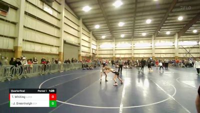 75 lbs Quarterfinal - Jantz Greenhalgh, Sons Of Atlas vs Trey Whiting, Uintah Jr High Wrestling