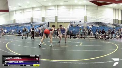 170 lbs Cons. Round 6 - Maxwell Corral, IL vs Anthony Cashman, IN