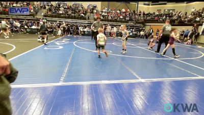 61 lbs Quarterfinal - James Hightower, Watonga Blaine County Grapplers vs Maddox Henderson, Standfast