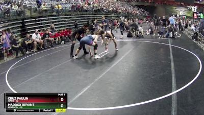 160 lbs Quarterfinals (8 Team) - Cruz Paulin, Idaho vs Maddox Bryant, Kentucky