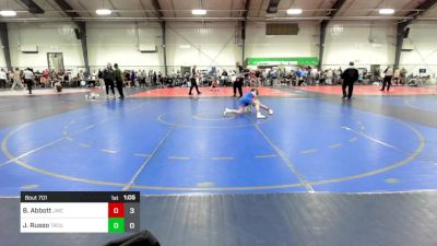 85 lbs Rr Rnd 1 - Beau Abbott, Jefferson Wrestling Club vs Javen Russo, Troup