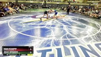 121 lbs Round 3 (4 Team) - Brody Bergeron, Saint Michael Albertville vs Noah Schaefer, Zumbrota-Mazeppa