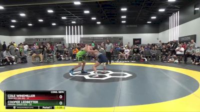 139 lbs 2nd Wrestleback (8 Team) - Cole Winemiller, Team 922 (OH-PA) vs Cooper Ledbetter, Minions Green (GA)