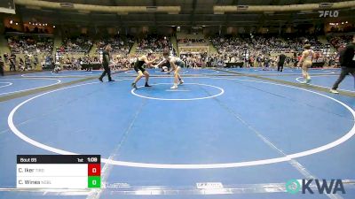 170 lbs Quarterfinal - Coleman Iker, Tironook Wrestling vs Connor Wines, Noble Takedown Club