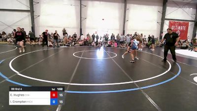 55 kg Rr Rnd 4 - Ella Hughes, Charlies Angels- Pink vs Isabella Crompton, Michigan Blue