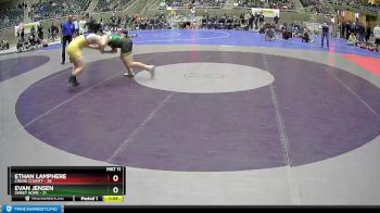 184 lbs Semis & 1st Wrestleback (8 Team) - Ethan Lamphere, Crook County vs Evan Jensen, Sweet Home