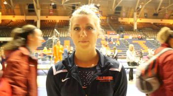 Illini Heather Foley Emotional on Senior Night