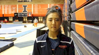 Illini Sunny Kato Proud And At Home On Senior Night