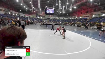 85 lbs Consi Of 16 #2 - Asher Montoya, Steel City Reloaded vs Brody Gherardini, Team Grand Valley Elite