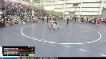 77 lbs Round 3 (4 Team) - Landon Fincher, Oregon vs Hayden Cornell, Warriors Of Christ