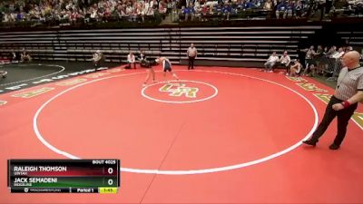 126 lbs Champ. Round 1 - Jack Semadeni, Ridgeline vs Raleigh Thomson, Uintah