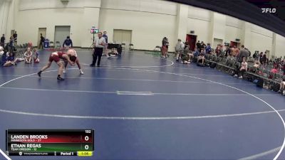 132 lbs Round 5 (6 Team) - Landen Brooks, Minnesota Gold vs Ethan Regas, Team Oregon