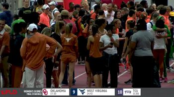 Texas Coach Mario Satenga after Texas women victory, men's drama at Big 12 Championship