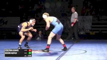 141 Finals - Colton Adams, Iowa Western vs Jason Alfau, Iowa Central