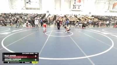 145 lbs Champ. Round 1 - Gerard Marrone, Savage Wrestling Club vs Riley Baker, Canandaigua Youth Wrestling Club