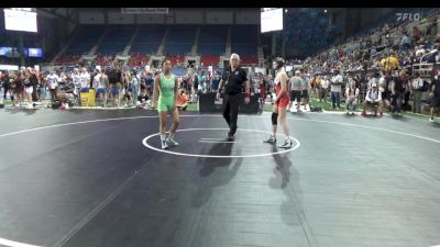 100 lbs Rnd Of 64 - Caley Graber, Minnesota vs Riley Kongkaeow, Illinois