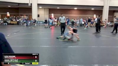 72 lbs Round 2 (8 Team) - Levi Moore, Untouchables vs Nash Metcalf, Contenders WA Green