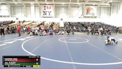 50 lbs Cons. Round 2 - Axl Fleury, Malone Wrestling Club vs Cooper Cino, GPS Wrestling Club