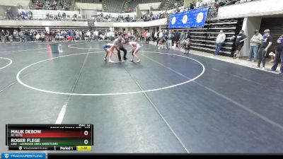 125 lbs Semifinal - Roger Flege, LAW - Lacrosse Area Wrestlers vs Malik Debow, DC Elite