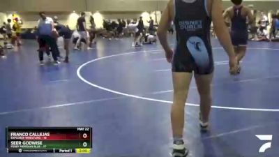 170 lbs Round 4 (6 Team) - Franco Callejas, Explorer Wrestling vs Seer Godwise, Perry Meridian Blue