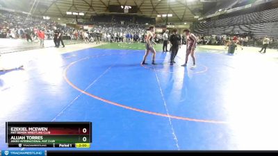 190 lbs Round 3 - Alijah Torres, Askeo International Mat Club vs Ezekiel McEwen, Mat Demon Wrestling Club