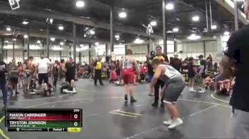 200 lbs Round 1 (6 Team) - Mason Carringer, Steel Valley vs Tryston Johnson, Team Iowa Blue