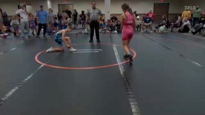 90 lbs Rr Rnd 6 - Kameron Ray, Phoenix Girls Red vs Laylah Yoho, Valkyrie Girls WC Pink