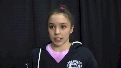 Irina Alexeeva Excited To Compete On Podium - Gymnix 2016 Podium Training