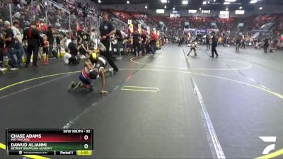 52 lbs Quarterfinal - Dawud Aljahmi, Detroit Grappling Academy vs Chase Adams, Mat Psychos