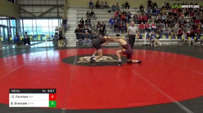 149 lbs Round Of 16 - Ben Brancale, Minnesota Unattached vs Collin Purinton, Nebraska