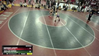 59 lbs Semifinal - Waylon Norris, Summit Wrestling Academy vs Anthony Lovato, Simley Wrestling Club