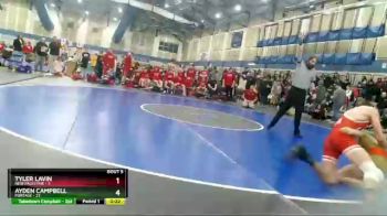117 lbs Round 3 (4 Team) - Ayden Campbell, Portage vs Tyler Lavin, New Palestine