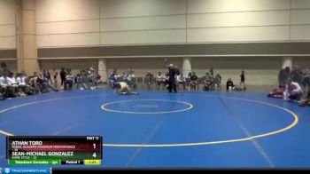 129 lbs Round 1 (16 Team) - Athan Toro, Doral Academy/Maximum Performance vs Sean-Michael Gonzalez, Kame Style
