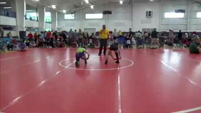 95 lbs Round 3 - Brendan Kinley, Rogue Wrestling Club vs Sawyer King, Ragin Raisins