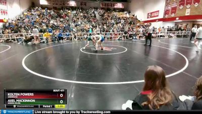 120 lbs Semifinal - Kolten Powers, Sheridan vs Axel Mackinnon, Green River