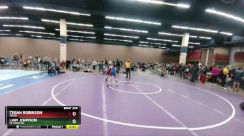 106-109 lbs Round 3 - Tegan Robinson, Texas vs Liam Johnson, Lil Dons WC