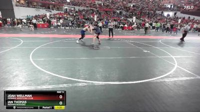 190 lbs Cons. Round 4 - Joah Wellman, Monroe Wrestling Club vs Ian Thomas, Neenah/Aviators