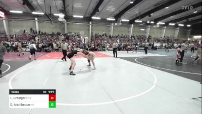 150 lbs Round Of 32 - Luke Grainger, Relentless Wrestling Club vs Diego Archibeque, Rio Rancho