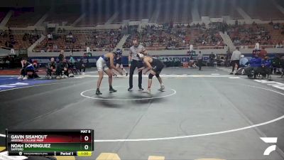 D3-157 lbs Cons. Round 1 - Gavin Sisamout, Arizona College Prep vs Noah Dominguez, Safford