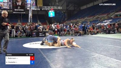 220 lbs Rnd Of 64 - Tyler Robinson, Nebraska vs Kyle Costello, Pennsylvania